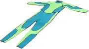 Kids Wetsuit, Long Sleeve Toddler Full Body Swimsuit Neoprene Nylon Multifunctional Octopus Pattern for Swimming