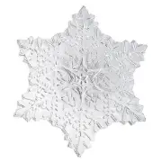 Snowboard Traction Stomp Pad, 3D Snowflake Snowboarding Stomp Pads, PVC Clear