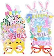 10pcs Party Photo Prop Easter Photo Props Easter Party Eyewear Abs Party Eyewear Paper