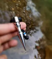 EDC TC4 Titanium Alloy Keychain Pendant Knife Bead Outdoor Multi Tool Portable