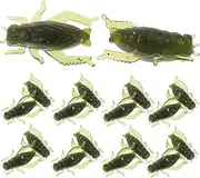 SUPVOX 20pcs Reusable Fishing Baits Soft Insect for Outdoor Fishing Lightweight