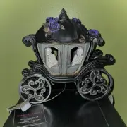 CHRISTIAN SIRIANO Halloween Skeletons In Carriage Light & Sound Tabletop Decor