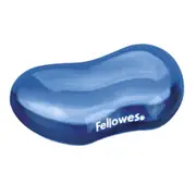 Fellowes 91177 Ergonomics Gel Crystals Flex Wrist Rest Blue Mousepad Wrist Support [91177]