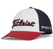 Titleist 2024 Tour Rope Snapback Golf Hat Cap Navy/Red/White OSFM NEW #94674