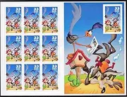 Wile E. Coyote & Road Runner Looney Tunes Sheet of 10 33-Cent Stamps US Scott 3391