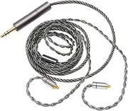 Earphone Cable Compatible with Sennheiser IE300 IE600 IE900 SE425 UE900 T100 W40 ES50 UM PRO30 AM PRO20, MMCX to 2.5mm 3.5mm 4.4mm Replacement Earphone Cable