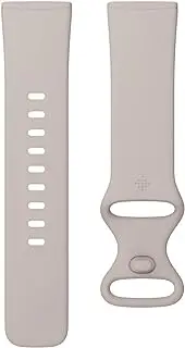 Fitbit FB174ABWTS Sense/Versa 3 Health and Fitness Watch Infinity Accessory Band, Lunar White, Small