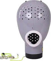 HOMEGOAL Hair Dryer Wig Stand Holder Mannequin Head, Drying Wig From Inside to Outside, Quickly, Easily, For Lace Scalp Cap Net (Light Grey)