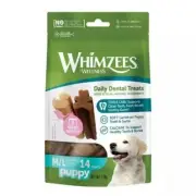 Whimzees Daily Dental Treats M / L Breed Puppies 14treats 210g Value Pack