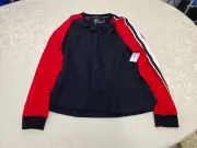 Sports Illustrated Black Red White Pullover Sweatshirt Men's Size XL