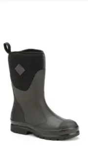 MUCK BOOT Women's Chore Mid Lightweight Waterproof Black Work Boots US10 B10-1