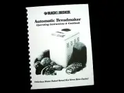 Black & Decker Bread Maker Machine Directions Instruction Manual Recipes Various