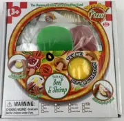 Stretcheez Pizza "BEEF SHRIMP" Play Food for Kids Stretchy Pretend Toppings