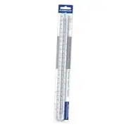 Triangular Scale Engineers Ruler, 12 Inch, 98718-34BK