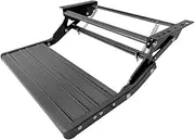 Camper Trailer Caravan Step Aluminium Pull Out Folding Caravan Step Motorhome RV Parts Accessories Step Load bearing 200KG-Black