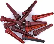 VINTORKY 7pcs Guitar Bridge Pegs Acoustic Guitar Strings Nails Pins Shell Style Puller for Acoustic Folk
