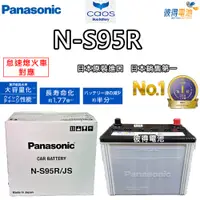 在飛比找PChome24h購物優惠-【Panasonic 國際牌】N-S95R 怠速熄火電瓶IS