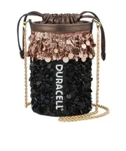 Anya Hindmarch Duracell Mini Bucket Bag One size black sequined