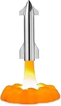 Suvabe SpaceX Starship Model Night Light Bedroom Living Room Schoolroom Home Office Decor Rocket Model Night Light