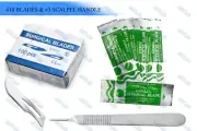 DISPOSABLE SCALPEL BLADES #10 TO #23 SUITABLE FOR DERMAPLANING, DISSECTING