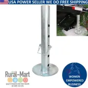 Trailer Jack Drop leg foot pad for Insert Camper Diameter 2" Jacks with Pin