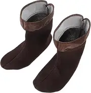[KOMBIUDA] 1Pair Warm Fleece Boot Socks Thermal Insulation Liners for Winter Boots Soft Plush Comfort Inserts Fit for Men Women Cozy Removable Boot Liners