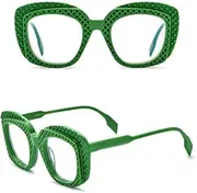 Acetate Titanium Glasses Frame Men Square Vintage Oversize Women Spectacles