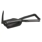 [TechBrands] Portable Folding Spade Shovel with Pick and Saw