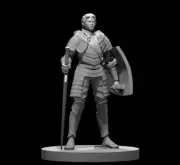 Human Male Paladin 4 - DND - Pathfinder - Dungeons & Dragons - RPG - Tabletop -