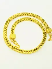 Signed Givenchy Logo Vintage￼ New Shiny Chunky Franco Cuban Chain 16.5” Necklace