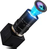2 Megapixels USB Camera with CMOS OV2710 Sensor,1080P CS-Mount 5-50mm10X Telephoto Zoom Manual Lens,100fps High Frame Rate Focus Adjustable USB Webcam Plug and Play OpenCV on Zoom/Skype/FaceTime/Teams