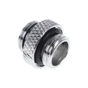 Alphacool Double Nippel G1/4" Thread to G1/4" Thread Fitting, Chrome
