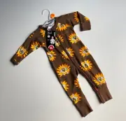 BNWT Bonds Wondersuit Zippy Bodysuit Lion Print Size 00 (3-6 Months)