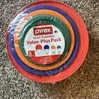 Pyrex 8-Piece Glass Mixing Bowl Set | Non-Porous & Nesting for Space Saving