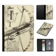 PASSPORT ITINERARY ORGANIZER|LEONARDO DA VINCI - DESIGN FOR A GIANT CROSSBOW