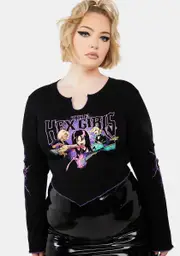 [Dolls Kill x Scooby-Doo] Plus We Do Voodoo Long Sleeve Tee