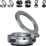 Generic Nixie Magnetic Phone Holder, Electric Vacuum Car Phone Mount, Magnetic Suction Cup Holder Mount (Silver C1)