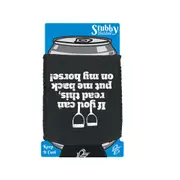 Animal Horse If You Can Read This Put Me Back On My - Funny Novelty Stubby Holder With Base