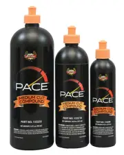 PACE Medium Compound - Removes up to 2500 Sand Scratches / Polishes to a Deep Gl