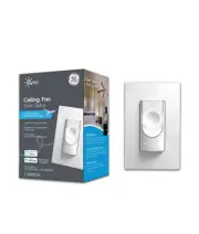 GE CYNC 4-Speed Smart Ceiling Fan Controller, White