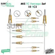 Needle Holder MIS TC Forceps for Minimally Invasive Cardiac Surgery 10Pcs Set