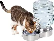 Waterer Stainless Steel Pet Dog Cat Water Fountain Bowl