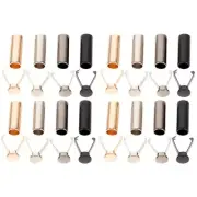 16 pcs shoestring tips Shoelace Tips Shoelace Aglets Shoelace Metal Ends