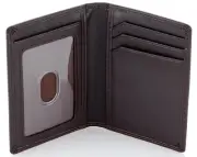 Men's Slim Front Pocket Wallet - RFID Blocking, Thin Minimalist Bifold Design...