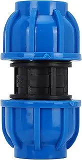 Water Pipe Connector Accessories - 4Pcs PE Plastic 32mm to 32mm Straight Connector - Pipe Adapter for Garden/Watering Equipment