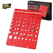 44 Nut and Bolt Thread Checker, Identifier Gauge, Thread Checker Standard and Me