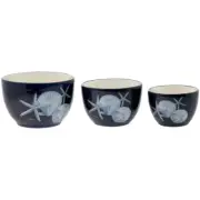 Boston International - Nesting Prep Bowls 3 Sizes - Dark Sea