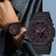 CASIO 卡西歐 G-SHOCK 火焰紅黑八角 藍芽太陽能手錶 送禮首選 GA-B2100BNR-1A