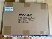 NYEAR A4 Thermal Paper 250 Sheet (210mm/8.27"x 11.7") for Portable Thermal Print