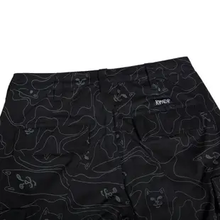 RIPNDIP NERMAL LINE CAMO CARGO PANTS 線條 反光 長褲 中指貓 台灣總代理-ALL